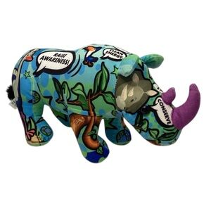 🐙 Wild Republic Stuffed Rhino